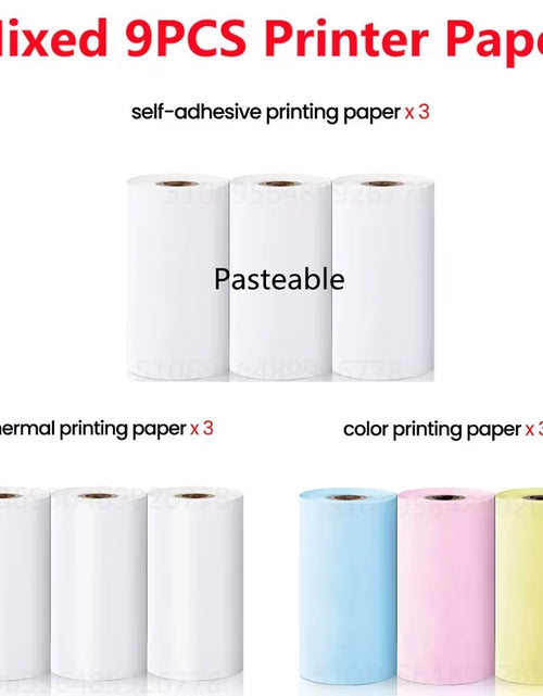 Load image into Gallery viewer, Mini Printer Thermal Printer Inkless Bluetooth Wireless Portable Pocket Self-Adhesive Label Printer for Sticker Lable Maker
