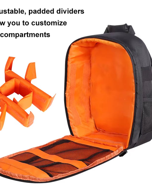 Load image into Gallery viewer, Waterproof DSLR Backpack Video Digital DSLR Camera Bag Multi-Functional Outdoor Camera Photo Bag Case for Nikon Canon DSLR Lens
