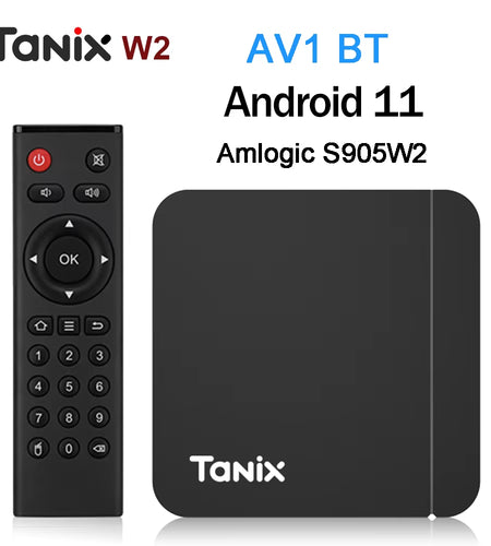 Original  W2 Android 11 TV Box Amlogic S905W2 2G/16G AV1 BT TVBOX 2.4G&5G Dual Wifi 4K HD Set Top Box 4G/64G Media Player