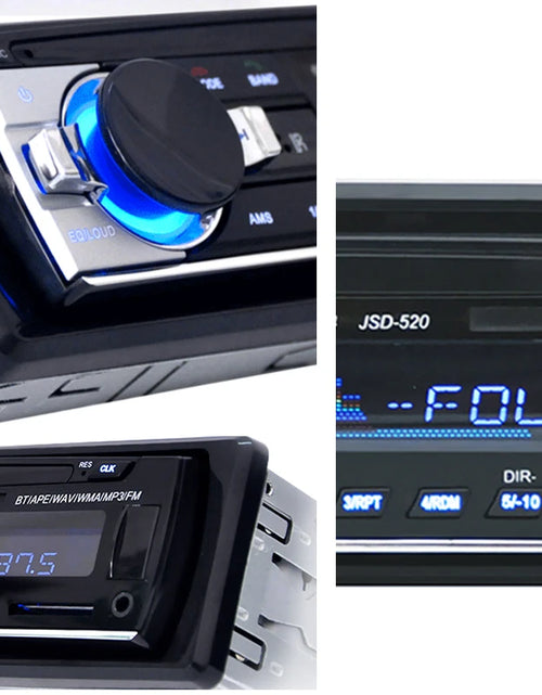 Load image into Gallery viewer, Car Radio 1 Din Stereo Player Digital Bluetooth Car MP3 Player 60Wx4 FM Radio Stereo Audio Music USB/SD with in Dash AUX Input
