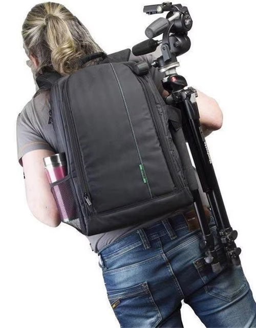 Load image into Gallery viewer, Waterproof DSLR Backpack Video Digital DSLR Camera Bag Multi-Functional Outdoor Camera Photo Bag Case for Nikon Canon DSLR Lens
